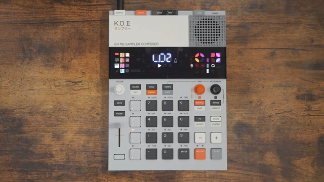 Free Beat über Song Mode auf dem EP-133 K.O. II